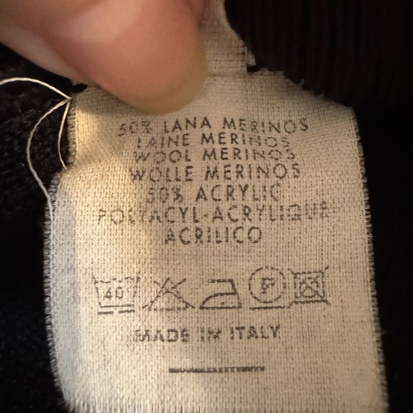 ESCADRE Women's Sweater Merino Wool Blend -Made In ITALY - Picture 6 of 10